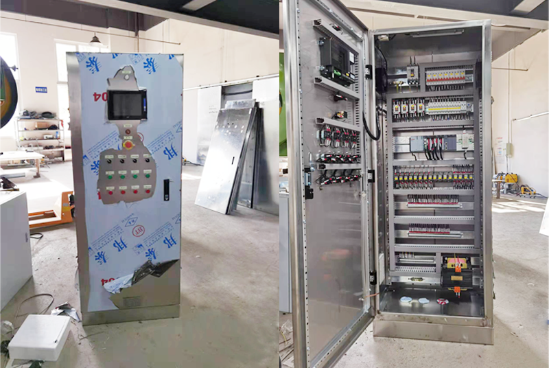 不鏽鋼自動加藥PLC控制櫃 不鏽鋼自動加藥PLC控制櫃