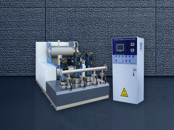 新型三腔全變頻(pín)智能疊壓供水設備